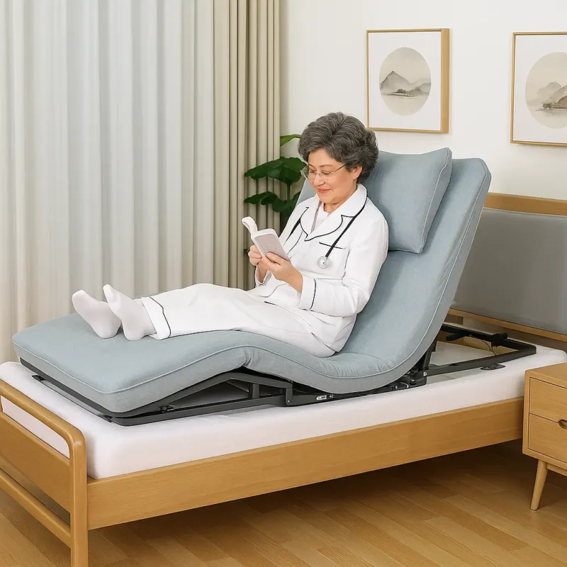 Easy Lift Electric Adjustable Backrest Patient Lifting Bed Pad - Image 0