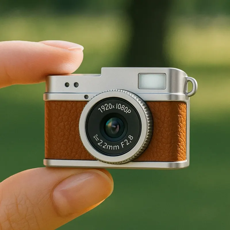 Vintage Digital Camera Style Necklace - Image 0