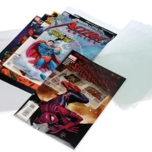 Plastic Bags for Comic Books 22x28 + 4cm with Protective Closure