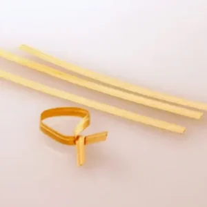 Tin Ties 15.2x0.4cm Kraft Paper (1.000 pieces)