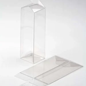 Plastic Gift Boxes 5.1x5.1x15.2cm Autolock Bottom