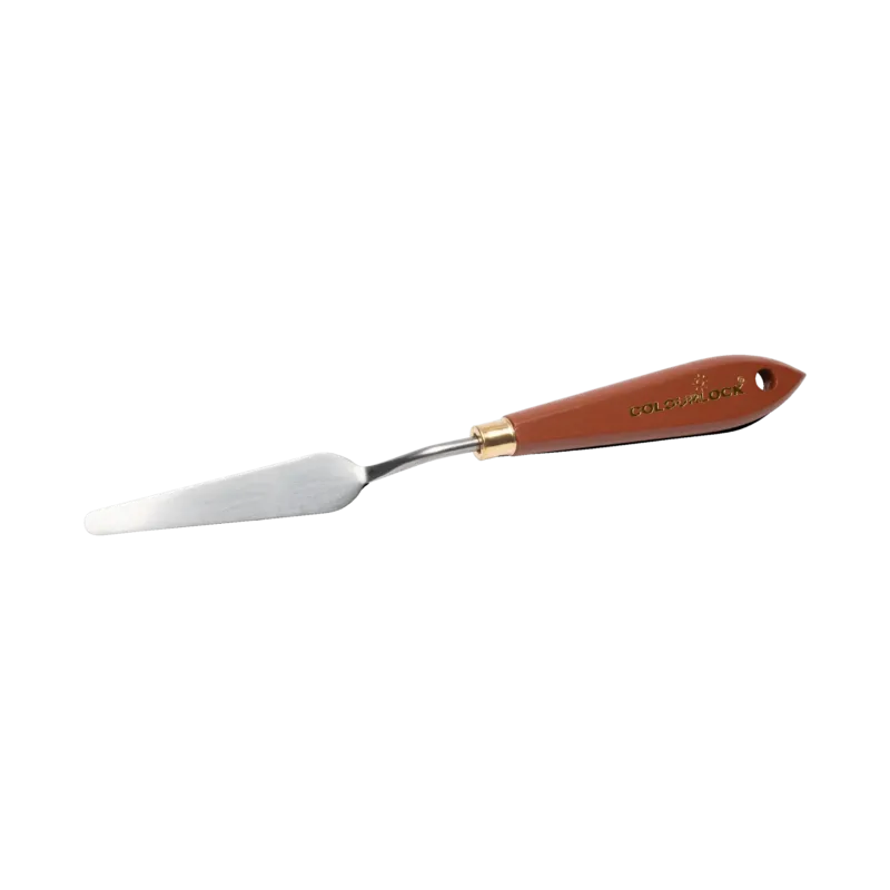 COLOURLOCK "Spatula Flat long" — Lederreparaturspachtel mit Holzgriff