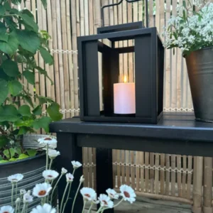 LED Udendørs lanterne med bloklys - VIAMAJA.DK