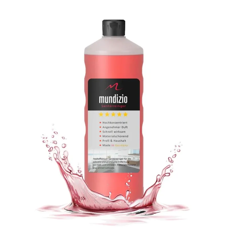 mundizio Sanitärreiniger – Kalkentferner & Badreiniger mit Anti-Kalk Power-Formel