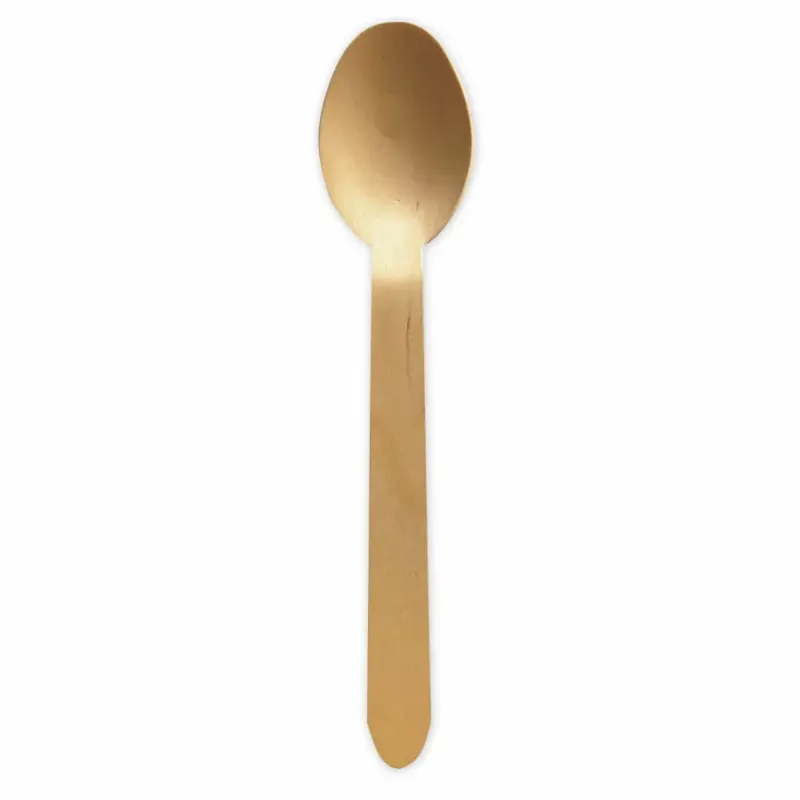 NATURESTAR Einweglöffel aus Holz, wachsbeschichtet, 16 cm