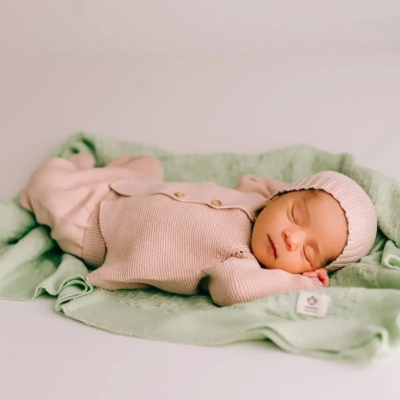 Neugeborenen und Baby Strickset rosa