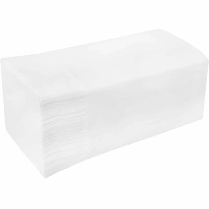 Papierhandtücher, 24 x 21 cm, weiß Karton = 3.200 Blatt