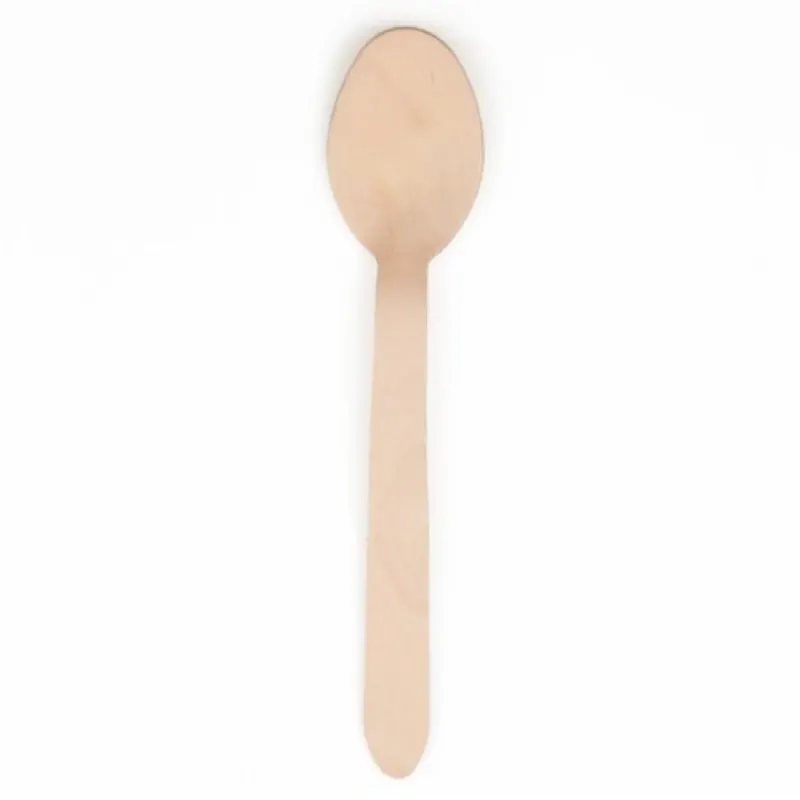 Papstar Pure Löffel, Holz 1 Packung (25 Stück)