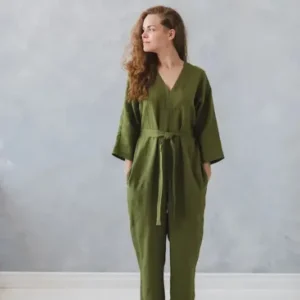 Soft Long Linen Jumpsuit Epic Linen
