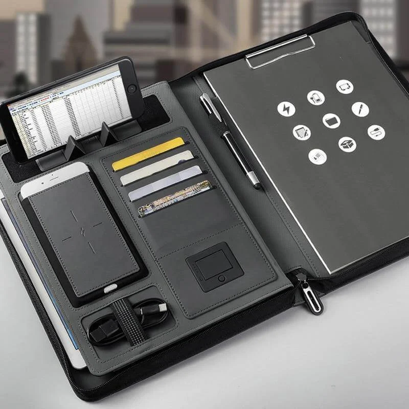 Business Manager Multifunctional Wireless Charging Notebook - Image 0