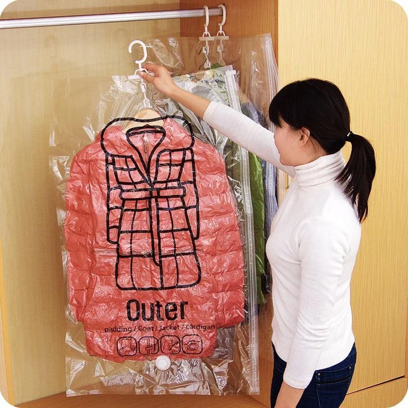 Closet Organizer Hanging Vacuum Bag - Image 0