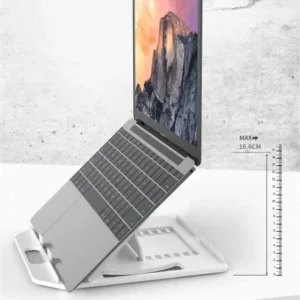 360 Rotating Laptop Stand with Phone Holder - Image 1