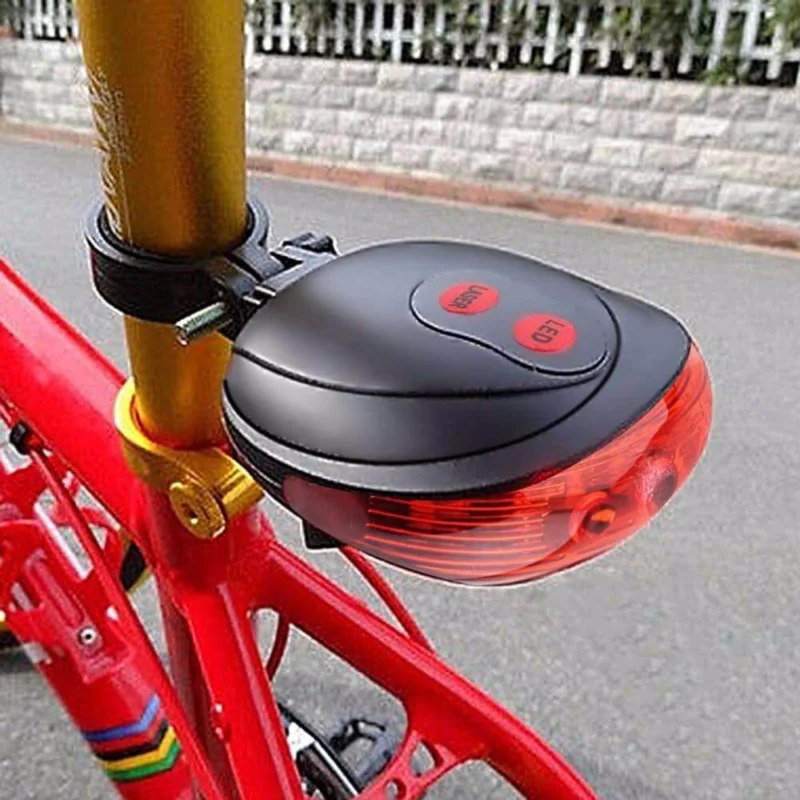 Waterproof LED Laser Bike Warning Lamp - Image 0