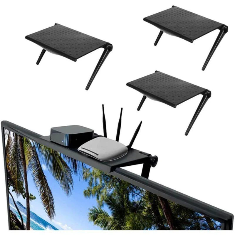 Screen Top Storage Shelf Holder - Image 0