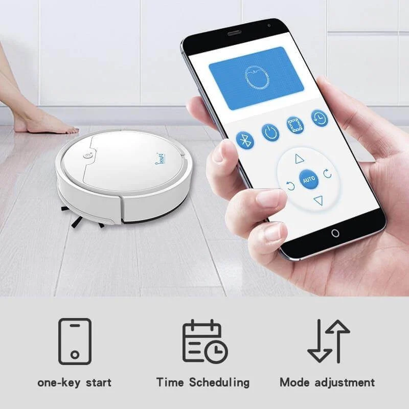 Multifunctional Remote Control Smart Robot Vacuum Cleaner - Image 0