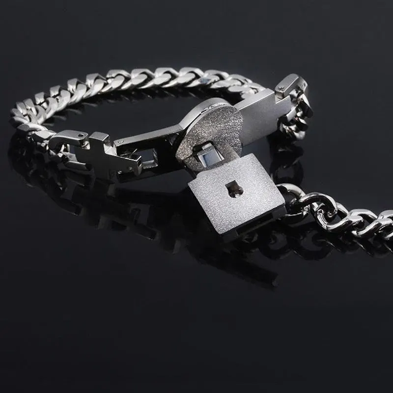 Unique Lovers Heart Lock Bracelets - Image 0