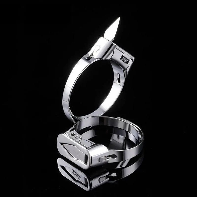 Stainless Steel Survival Self Defense Ring - Image 0