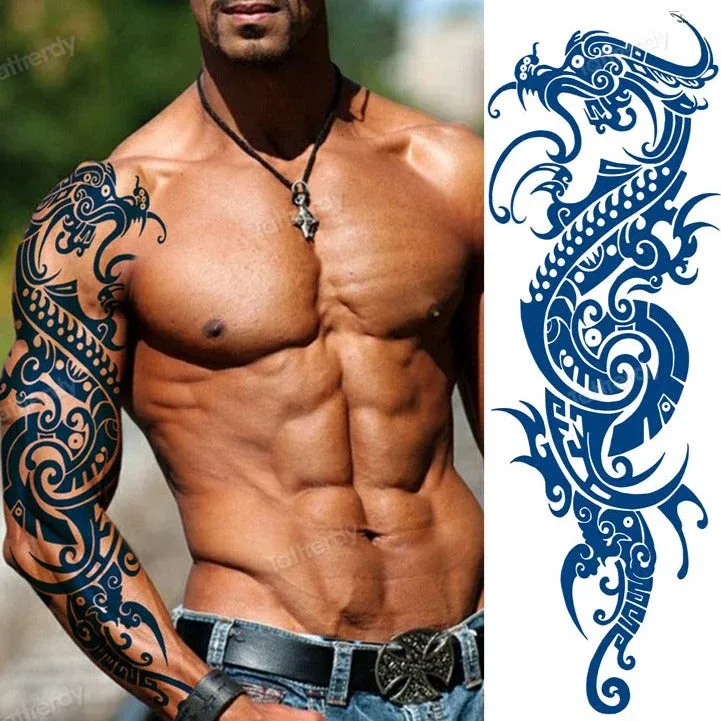 Dragon Semi-Permanent Waterproof Temporary Tattoo - Image 0