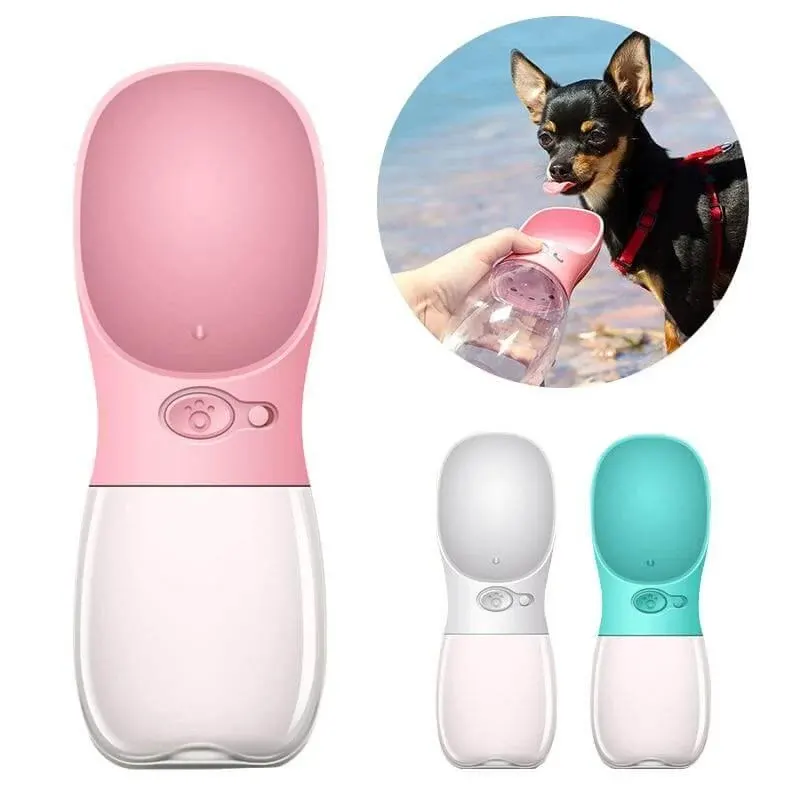 Portable Pet Dog Water Bottle Dispenser for Traveling and Walking - Image 0
