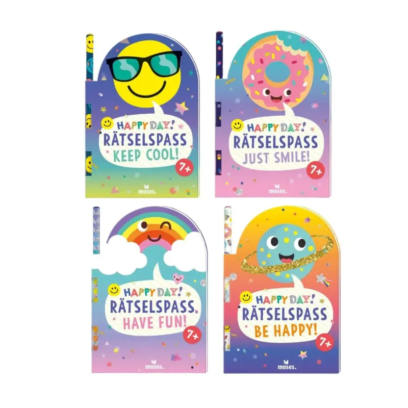 Rätselheft für Kinder 'Happy Day Rätselspaß'