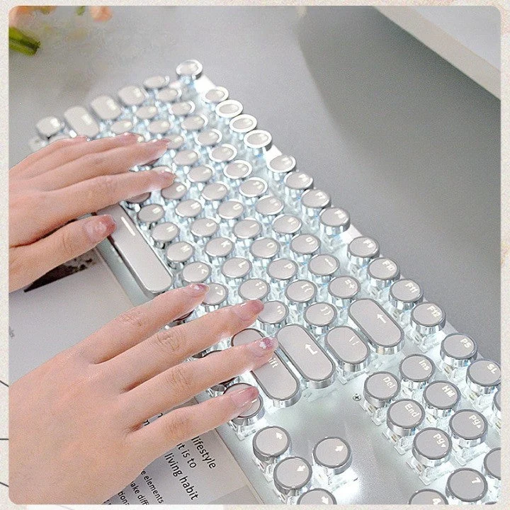 Type Mechanical Retro Press Keyboard - Image 0