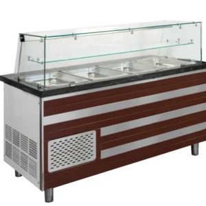 Salattheke mit Aufsatzvitrine 153 cm - CPGASTRO
