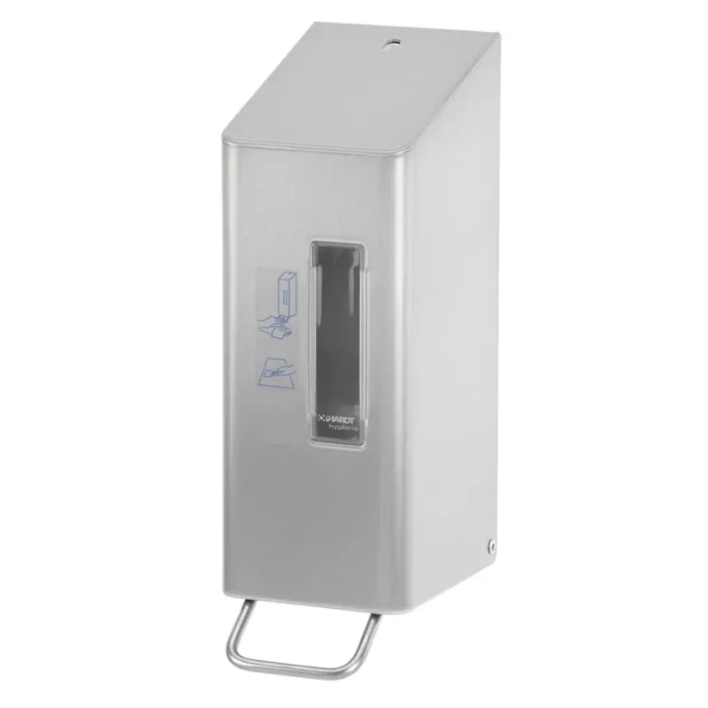 SanTRAL® TSU 5 Spender für Toiletten-Desinfektion Edelstahl geschliffen