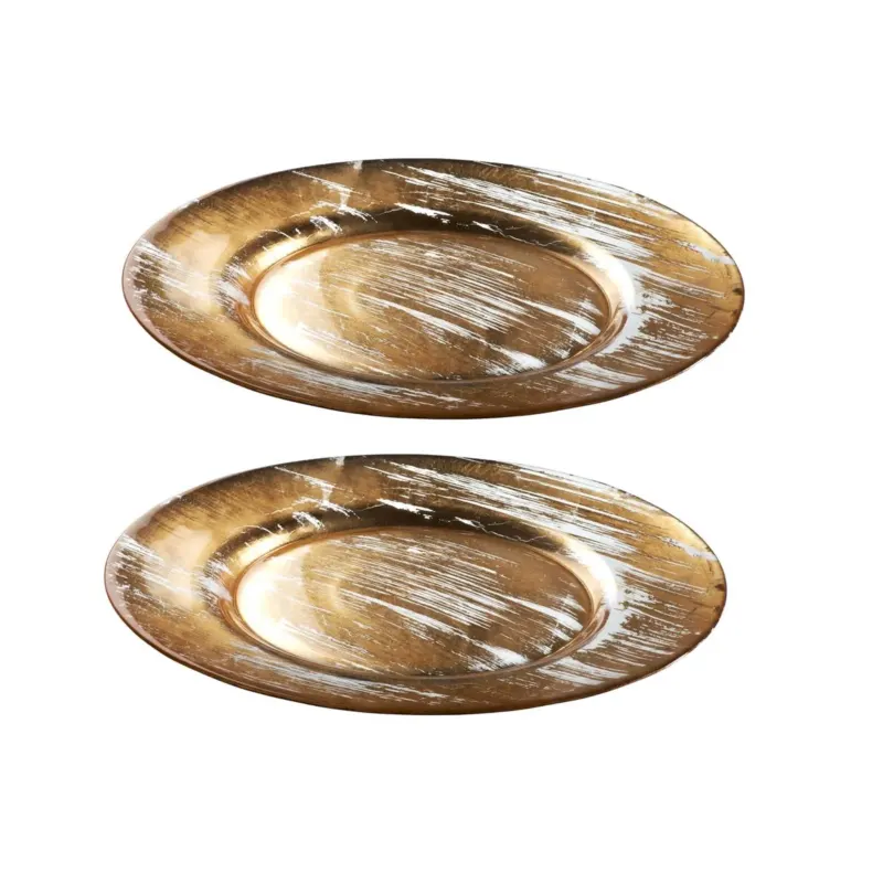 Teller "Golden Dust" 2er Set (33cm)