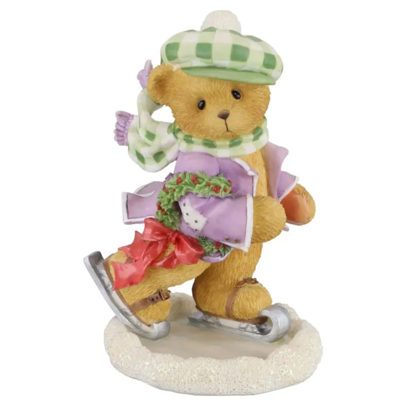 Teddy 269751 Adam "It's A Holiday On Ice" Boy Ice Skating Figurine Enesco Cherished Teddies mit OVP
