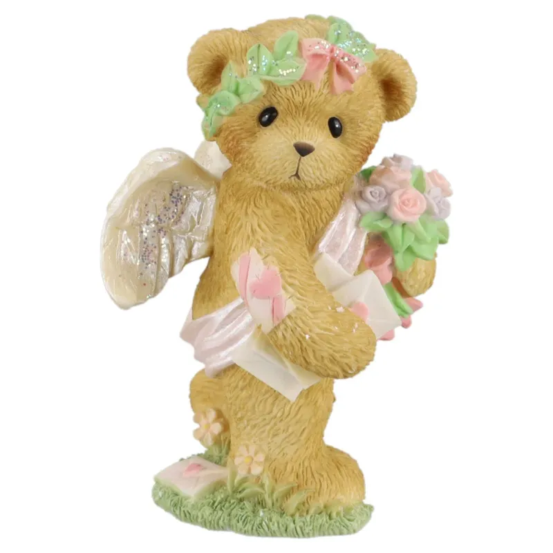 Teddy 4004809 Girl Cupid With Flowers & Letters Enesco Cherished Teddies mit OVP