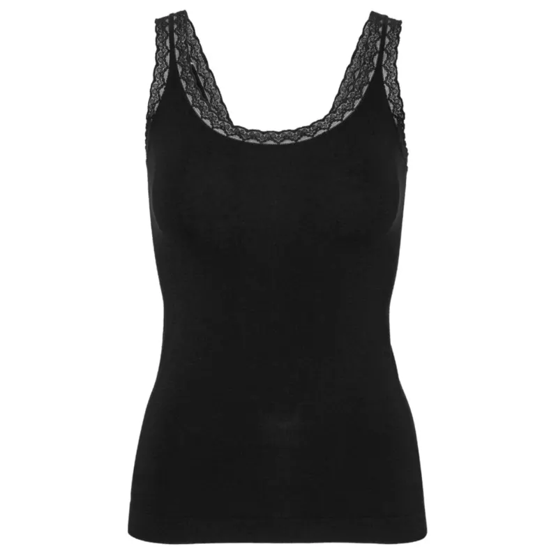 Top med blonde Økotex black – Bambus - VIAMAJA.DK