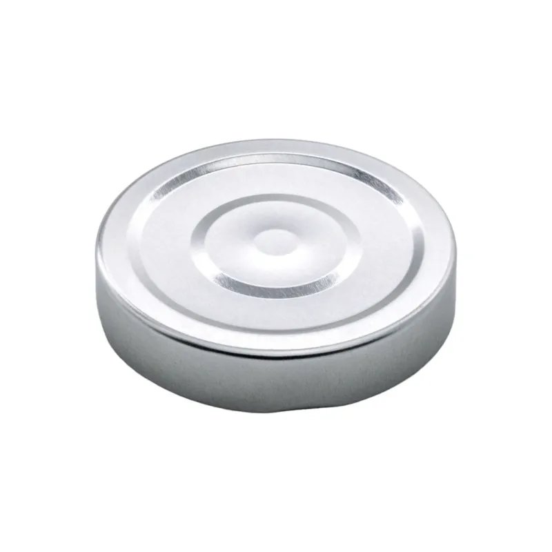 Twist-Off-Verschluss 66 mm Deep DWB Silber PVC-frei