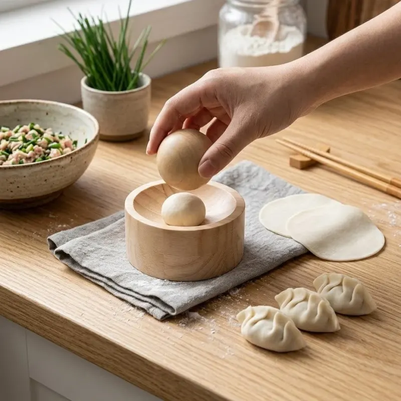 No Mess Dough Shape Wooden Mold - Image 0