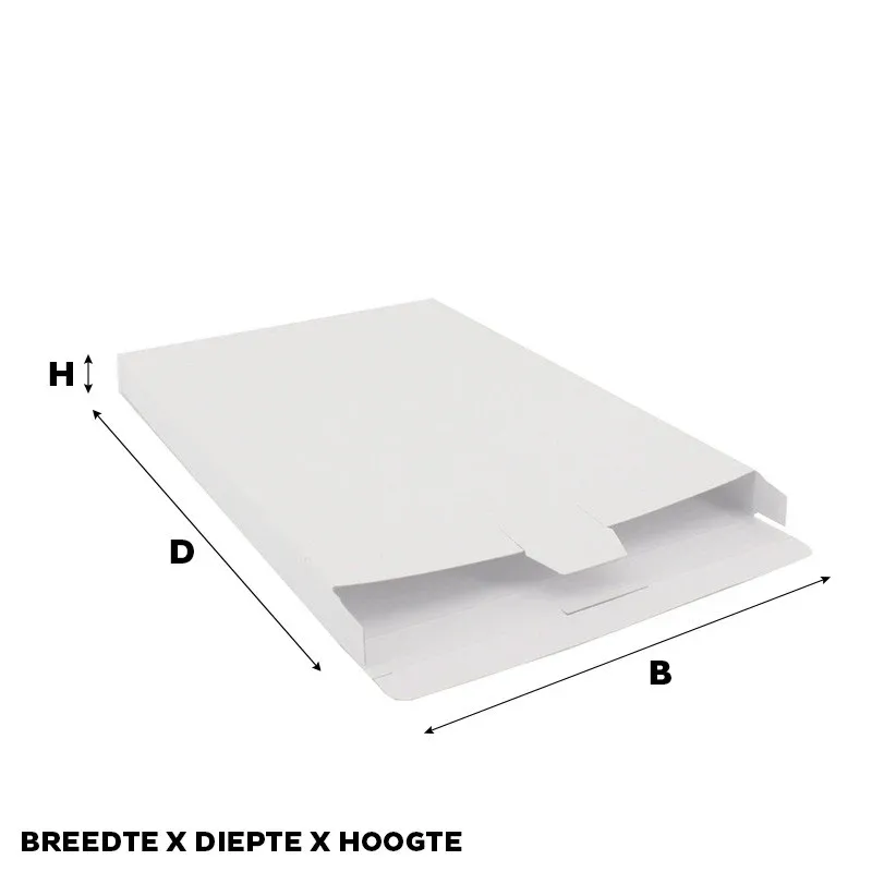 Shipping boxes 30,5x42x9cm White (50 pcs)
