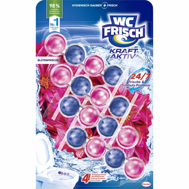 WC Frisch Kraft-Aktiv WC-Duftspüler, Blütenfrische