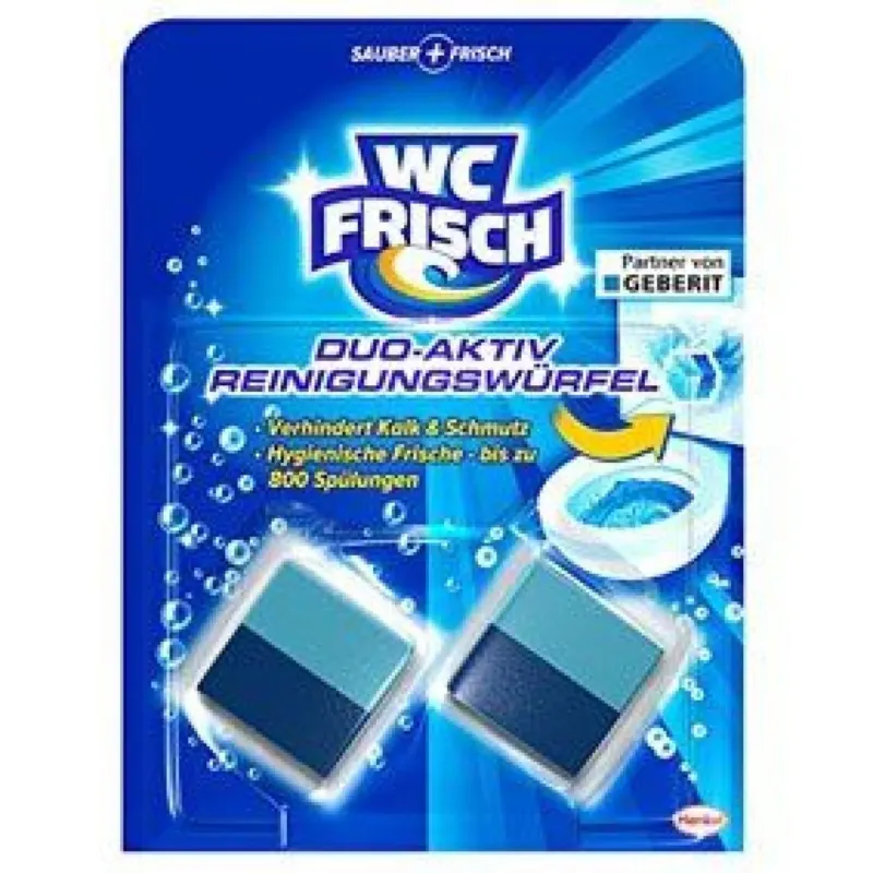 WC Frische Duo-Aktiv Reinigungswürfel, ozeanfrische