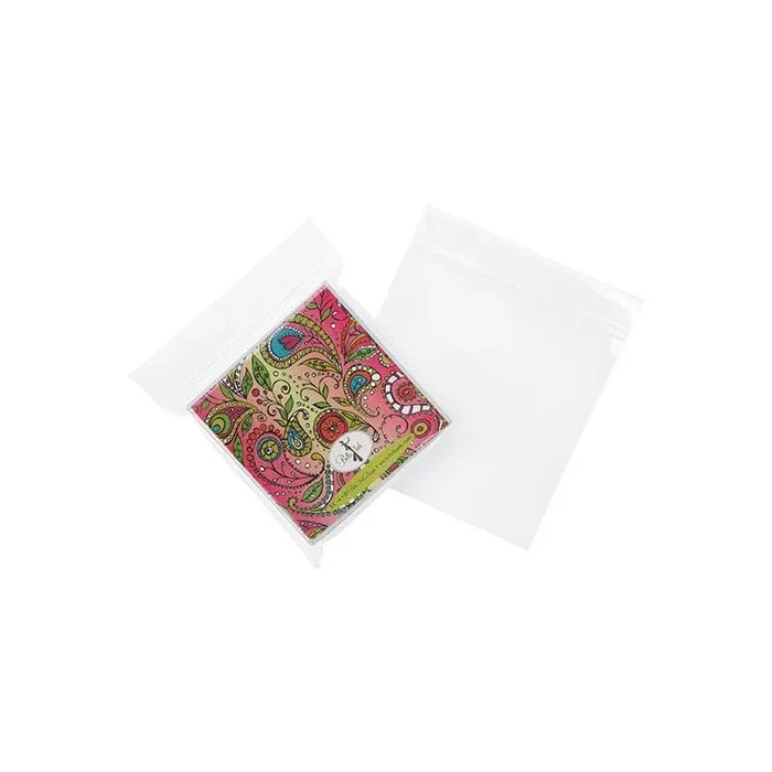 Grip Seal Bags 10x10cm Crystal Clear PP 100 micron