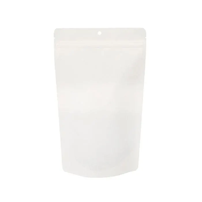 Stand Up Pouches White Kraft Eco-fiendly 17,2x8,9x28,6 cm