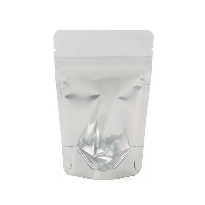 Stand Up Pouches Transparent/White 10.2x6x15.2cm | 57 grams