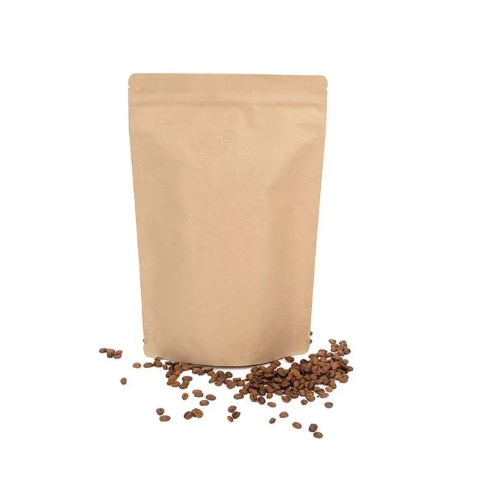 Stand Up Pouches Kraft 22,9x12,1x34,3cm w/Valve